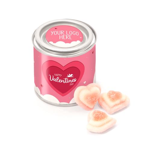 [100419] Valentines - Small Paint Tin - Triple Hearts