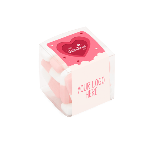 [100421] Valentines - Clear Cube - Squashies