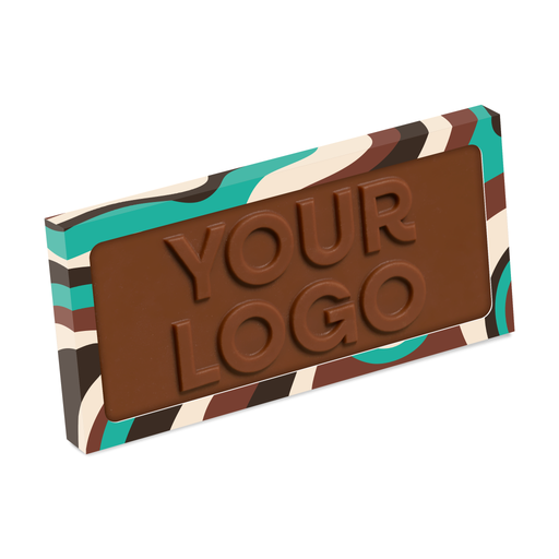 [100618] Eco Window Slab Box - Milk Chocolate³