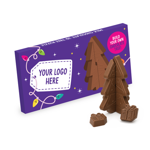 [100980] Winter Collection - Eco Tree Box - 3D Chocolate Tree