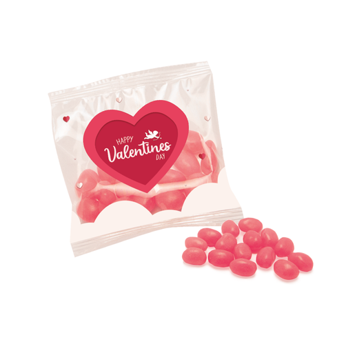 [101915] Valentines - Flow Bag - Jelly Bean Factory® - Strawberry
