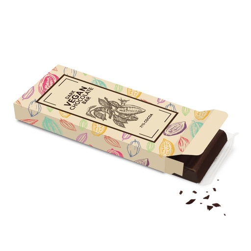 [105812] Eco 12 Baton Bar Box - Vegan Dark Chocolate - 70% Cocoa