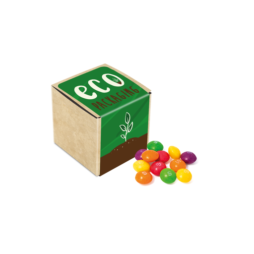 [107093] Eco Kraft Cube - Skittles®