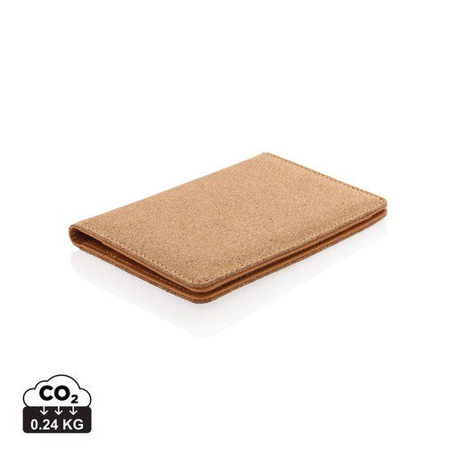 [P820.459] Cork secure RFID passport cover