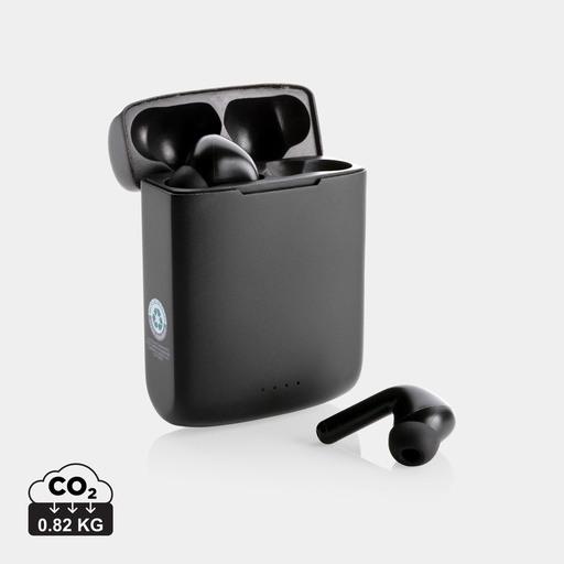 [P331.021] Skywave RCS recycled plastic solar earbuds