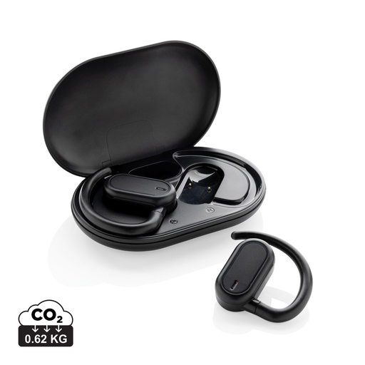 [P331.1001] Fitsound RCS recycled plastic open ear TWS earbuds
