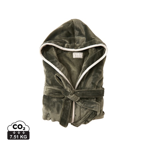 [497030] VINGA Louis luxury plush GRS RPET robe size S-M