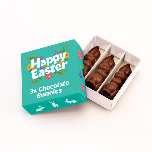 [106463] Easter - Eco Treat Box - Chocolate Bunnies