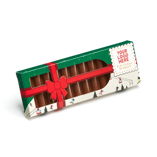 [107224] Eco 12 Baton Bar Box - Milk Chocolate³ - Present Box